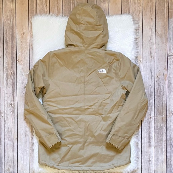 The North Face Women’s Inlux Insulated Waterproof Khaki Jacket - Picture 6 of 9